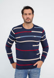 Suéter Armani Exchange Básico Listrado - Live - Henri Store