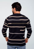 Suéter Armani Exchange Básico Listrado - Live - Henri Store