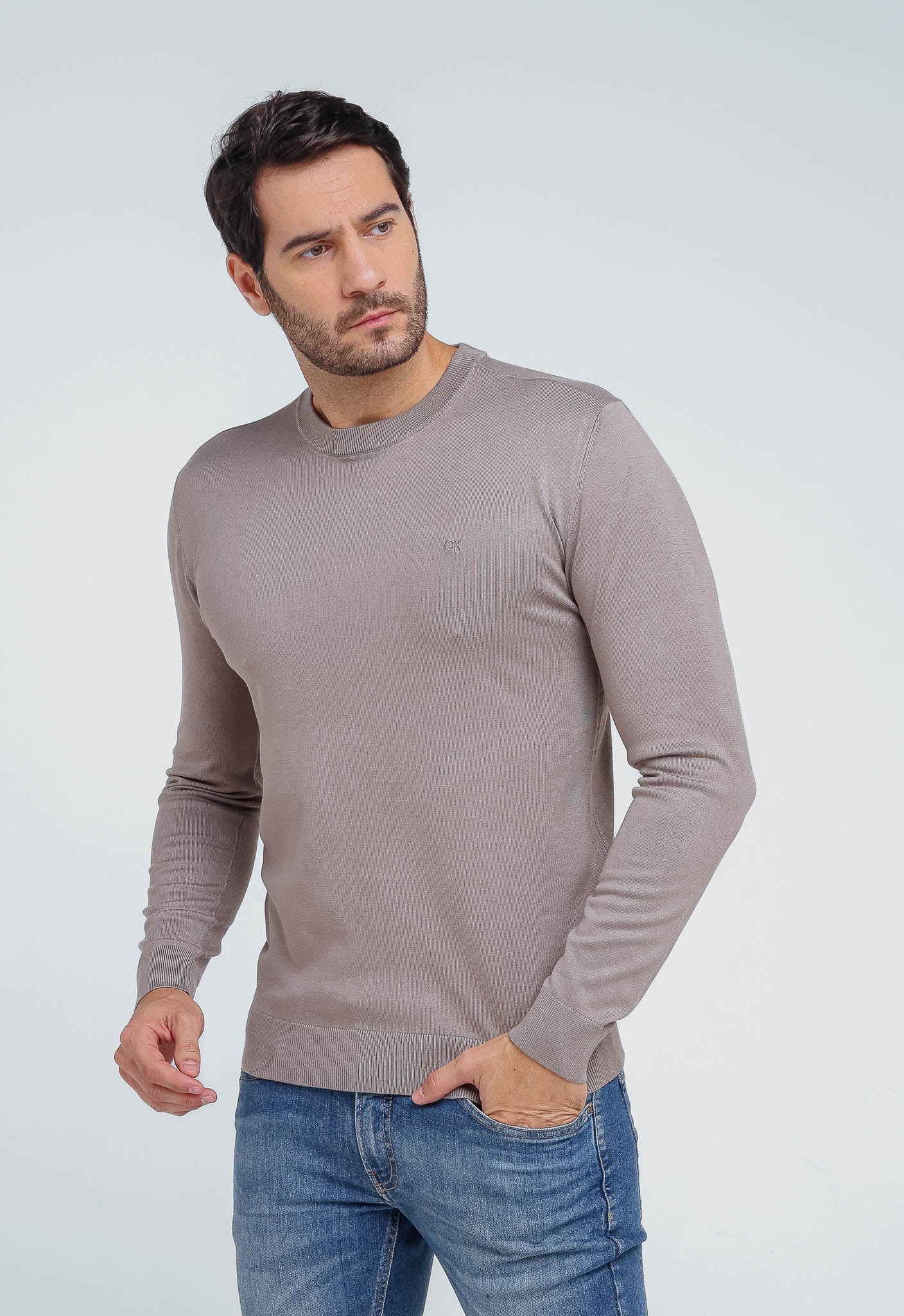 Suéter Calvin Klein Logo Peito - LIVE - Henri Store