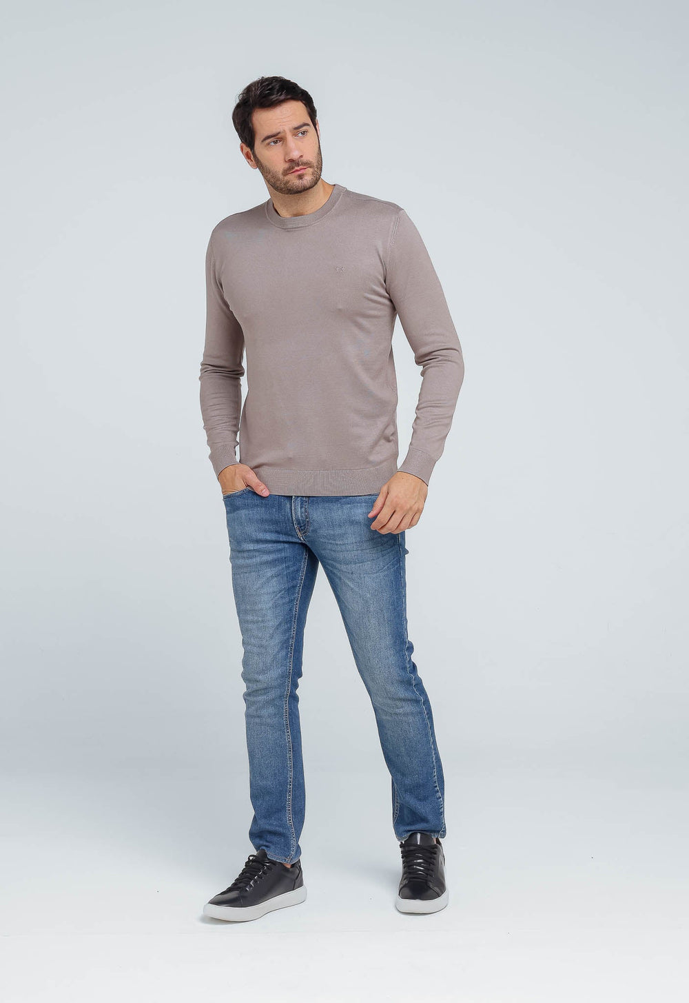 Suéter Calvin Klein Logo Peito - LIVE - Henri Store