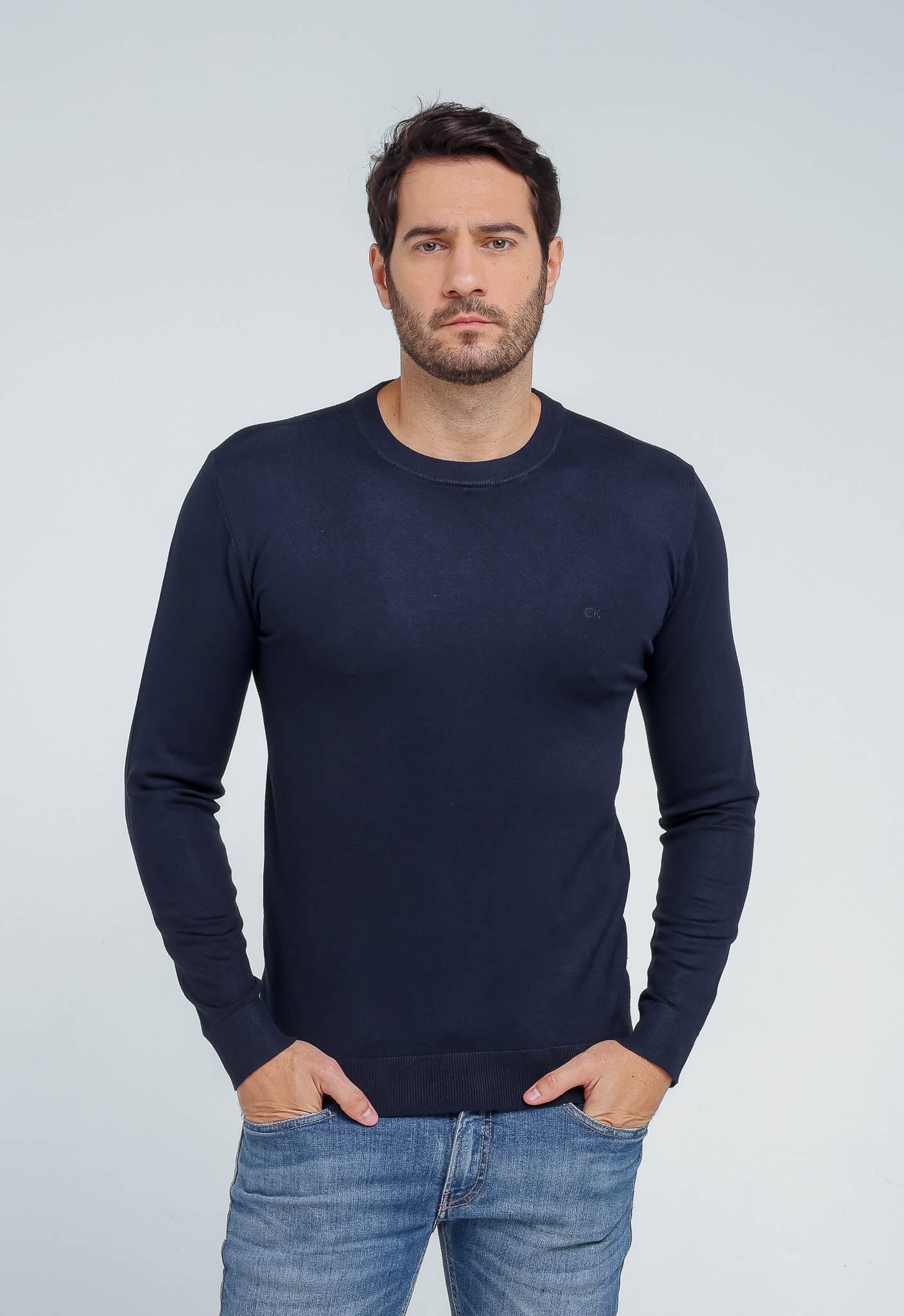 Suéter Calvin Klein Logo Peito - LIVE - Henri Store