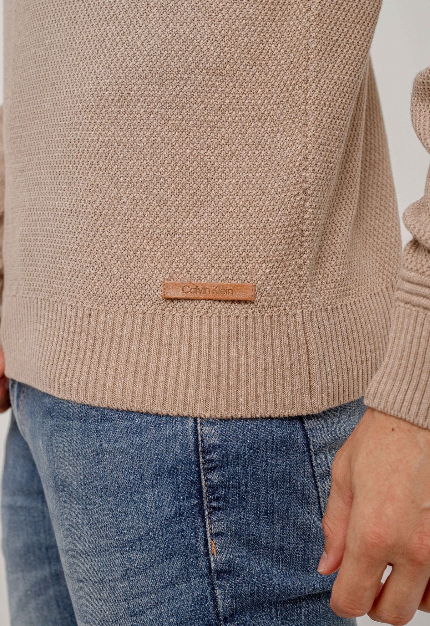 Suéter Calvin Klein Ponto Arroz Tricot - Henri Store