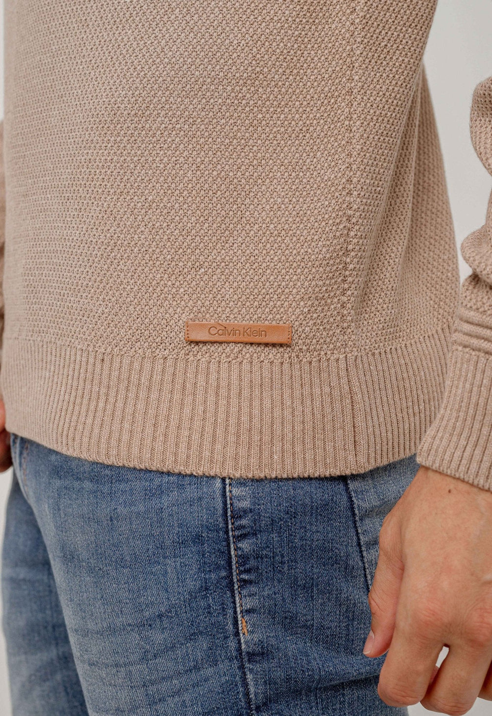 Suéter Calvin Klein Ponto Arroz Tricot - Henri Store