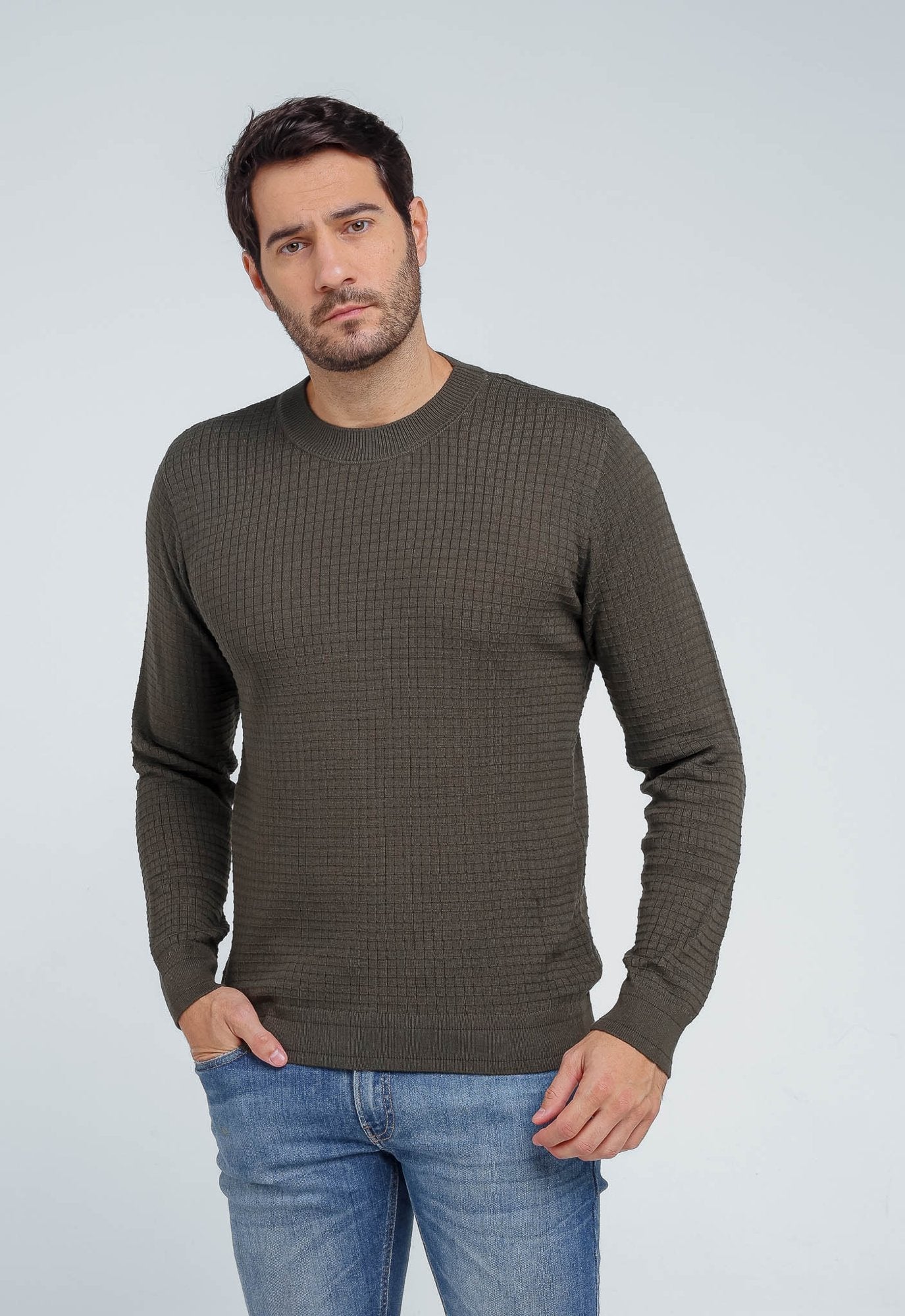 Suéter Calvin Klein Quadriculado Elegance - Henri Store