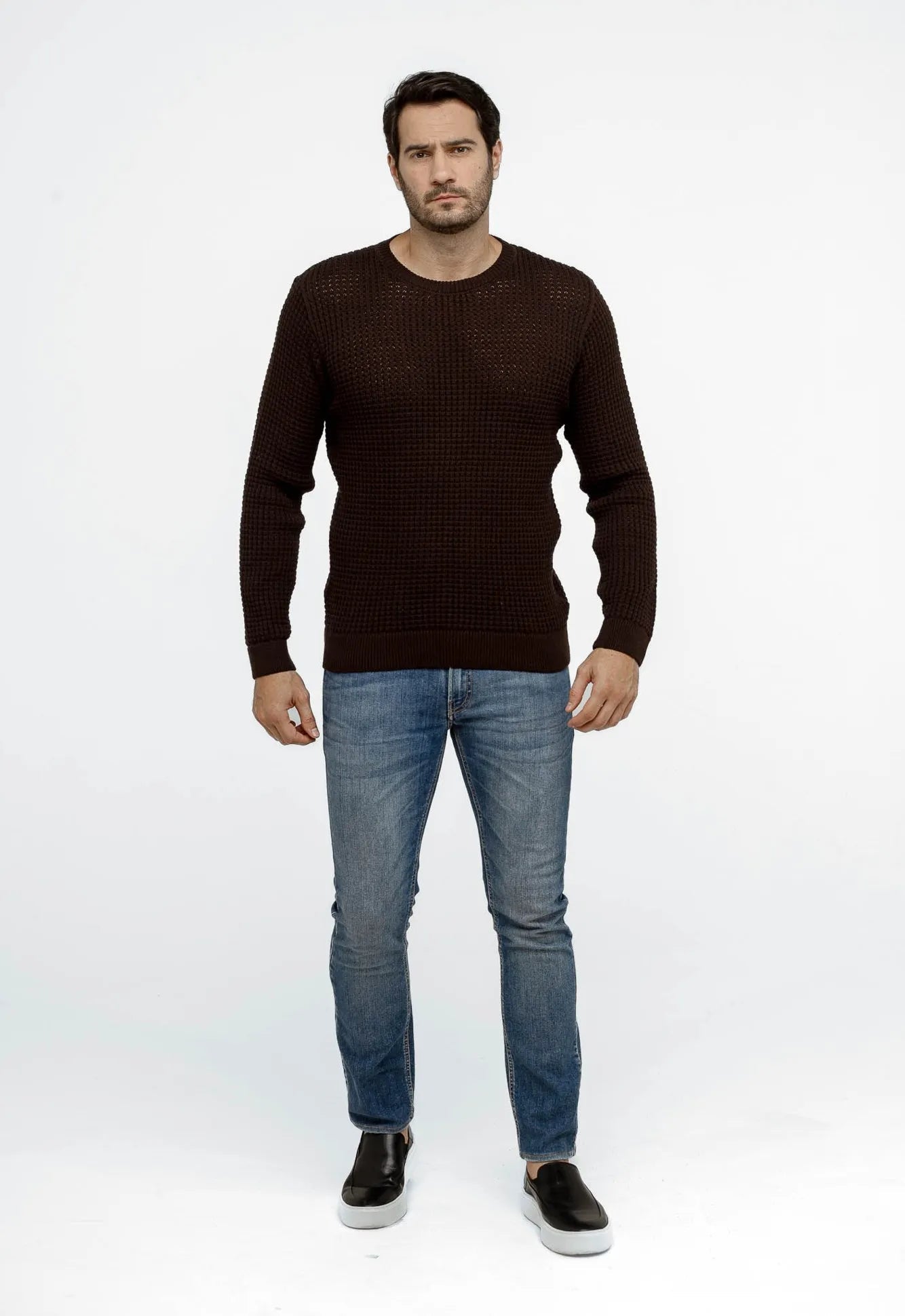 Suéter Calvin Klein Texturizado Brown - Henri Store