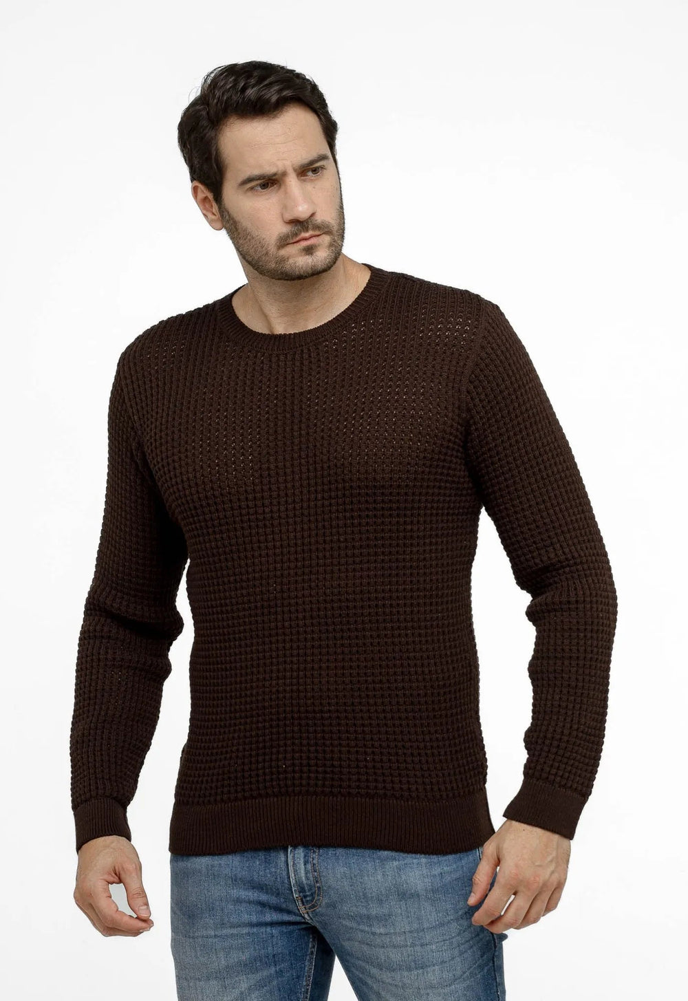 Suéter Calvin Klein Texturizado Brown - Henri Store
