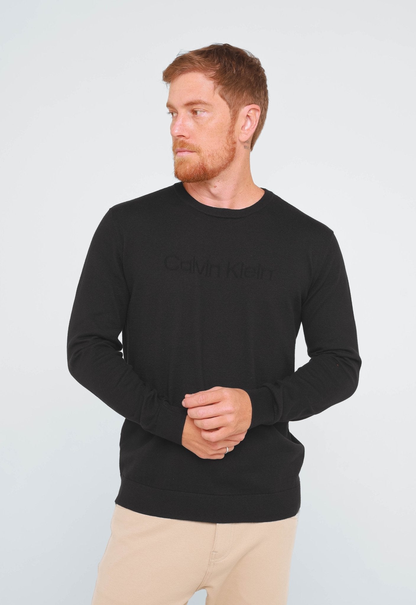 Suéter Calvin Klein Tricot Liso - LIVE - Henri Store