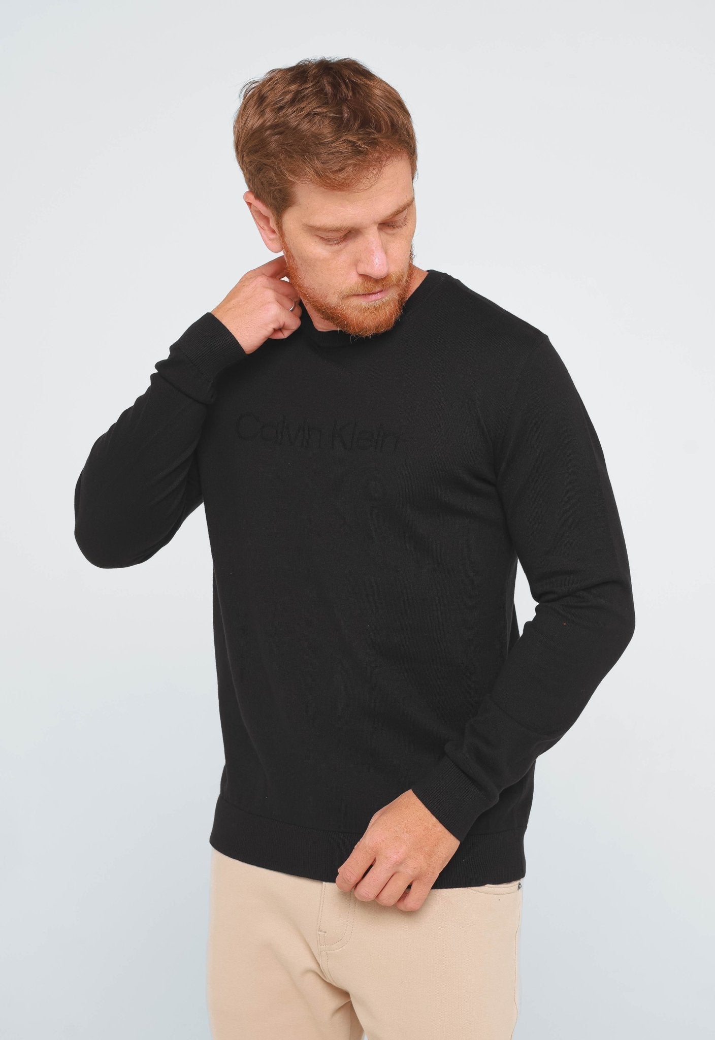 Suéter Calvin Klein Tricot Liso - LIVE - Henri Store