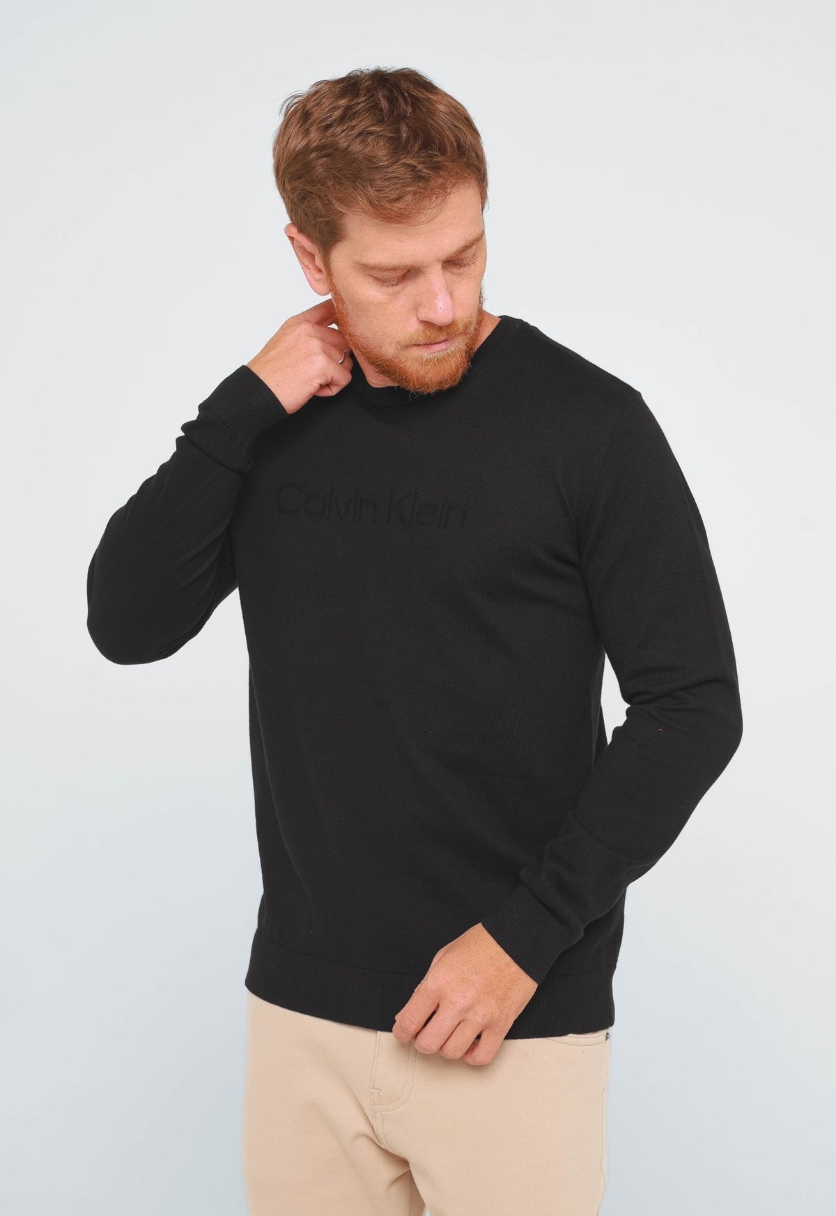 Suéter Calvin Klein Tricot Liso - LIVE - Henri Store