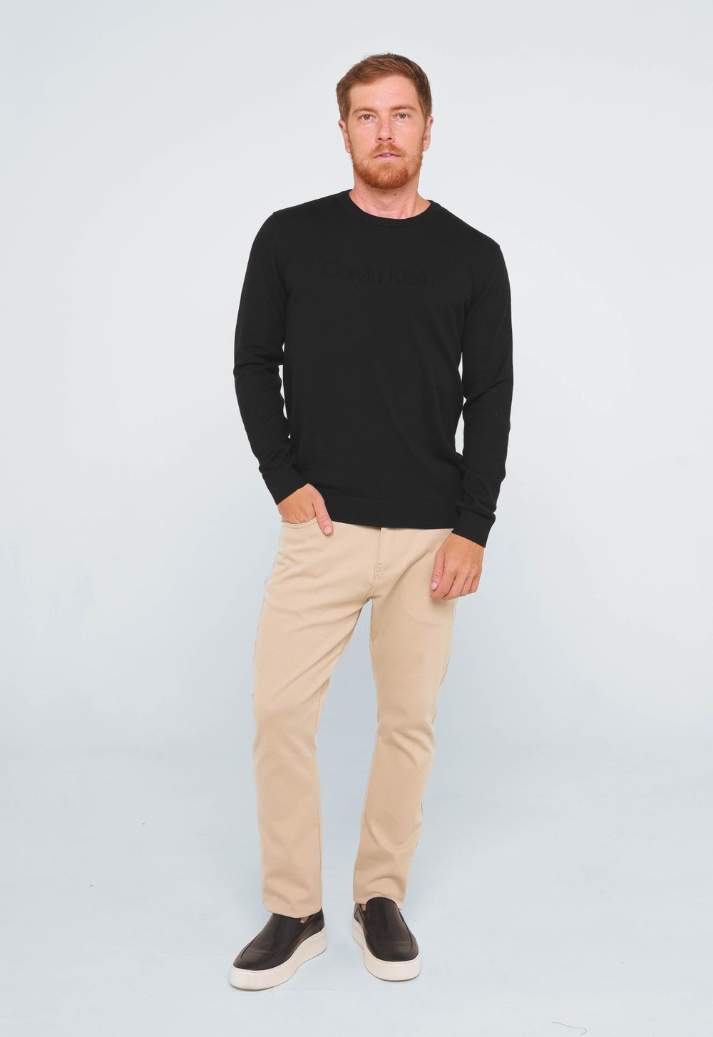 Suéter Calvin Klein Tricot Liso - LIVE - Henri Store