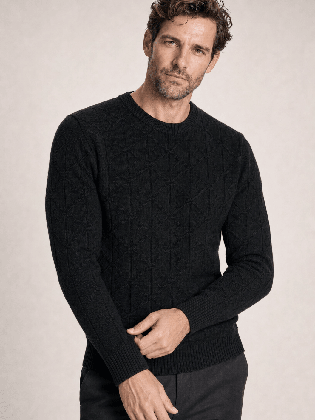 Suéter Calvin Klein Tricot Logo AOP - Henri Store