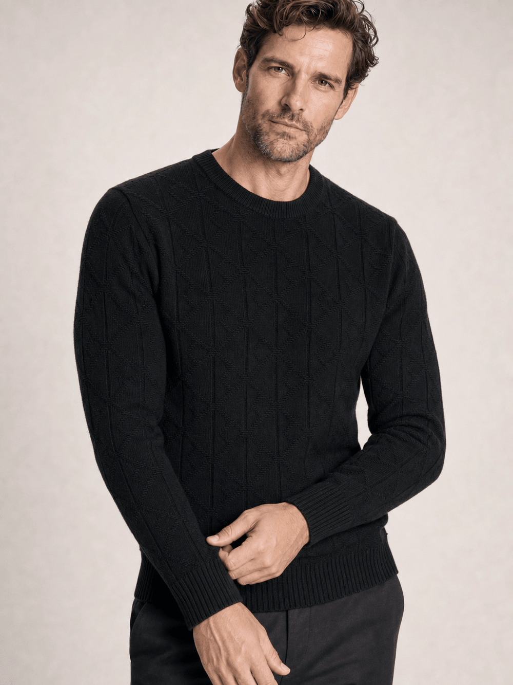 Suéter Calvin Klein Tricot Logo AOP - Henri Store