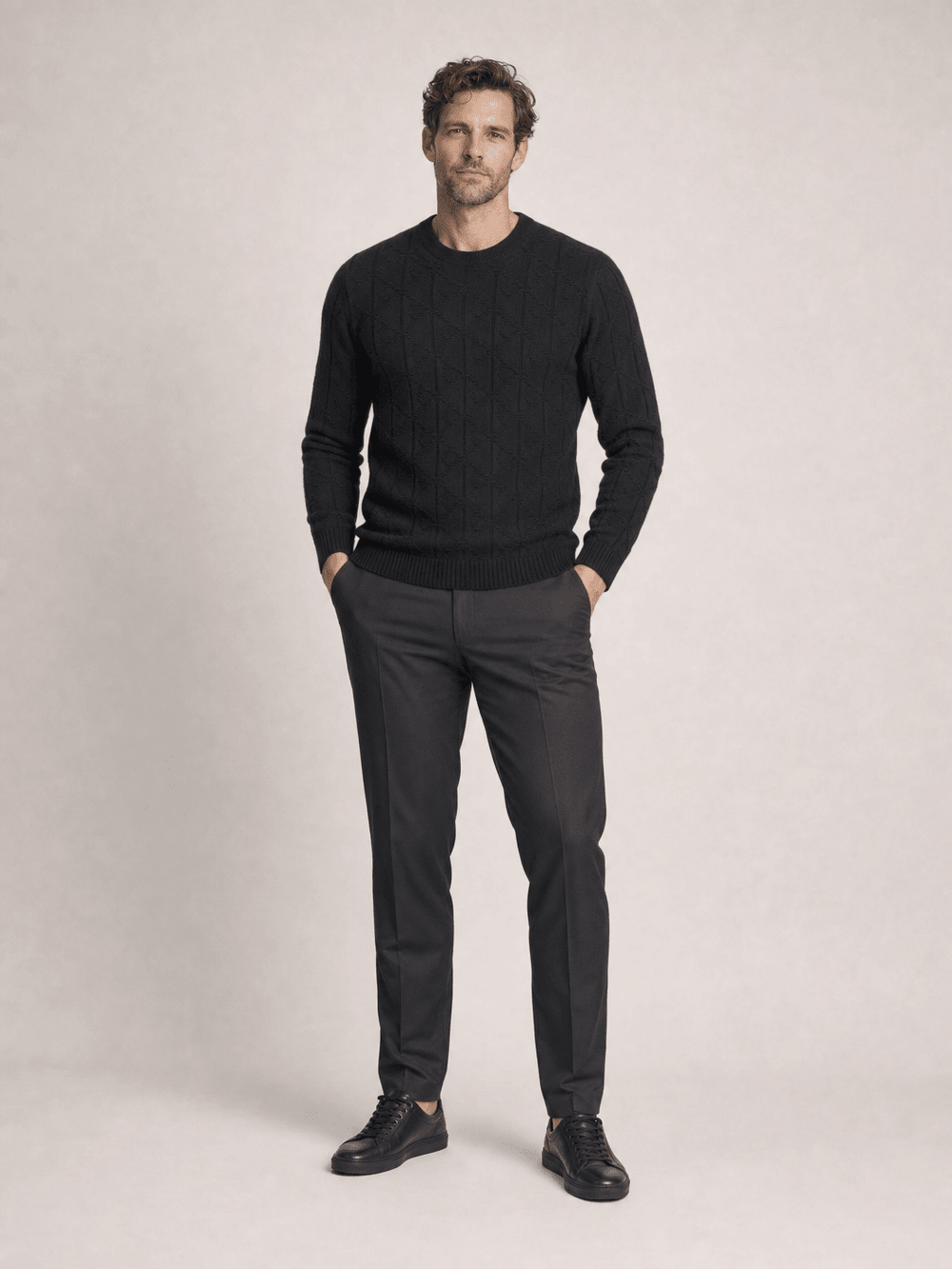 Suéter Calvin Klein Tricot Logo AOP - Henri Store