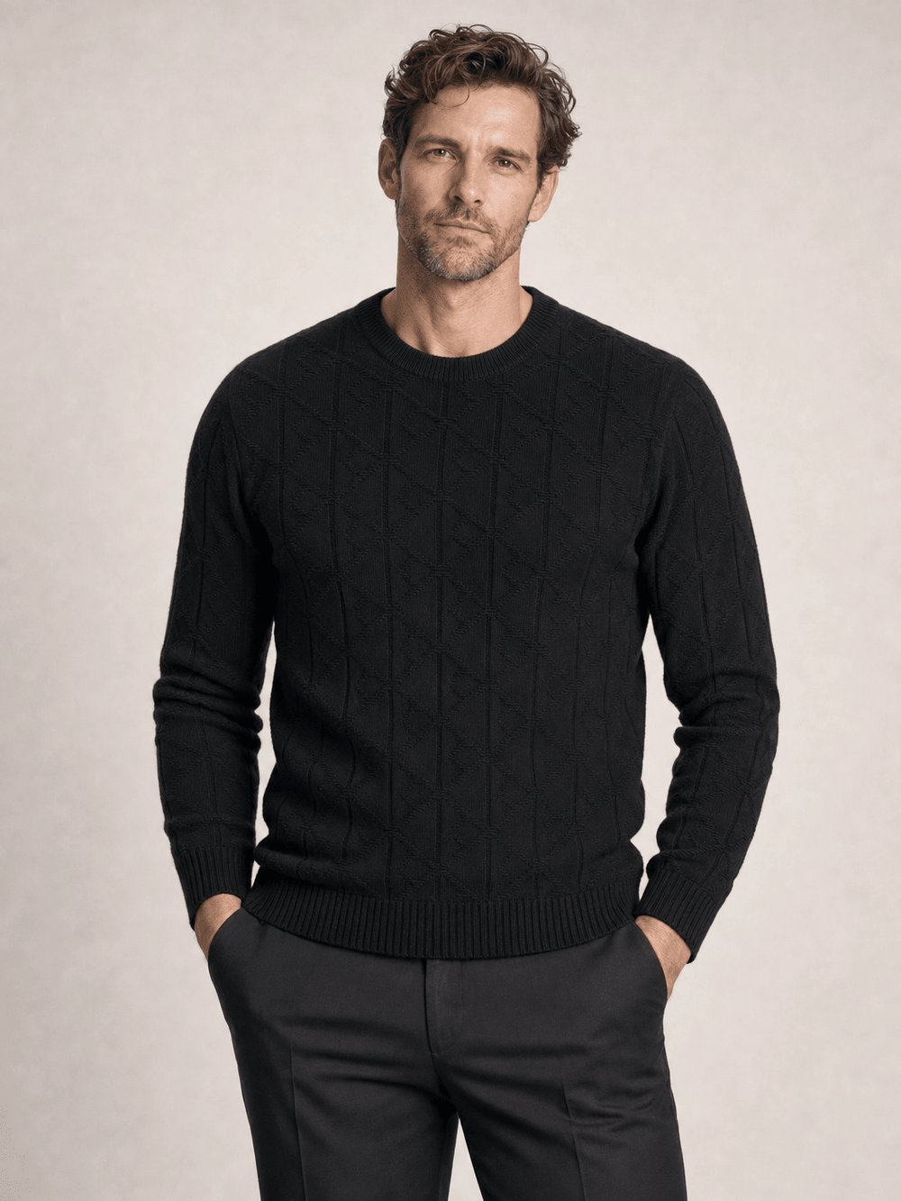 Suéter Calvin Klein Tricot Logo AOP - Henri Store