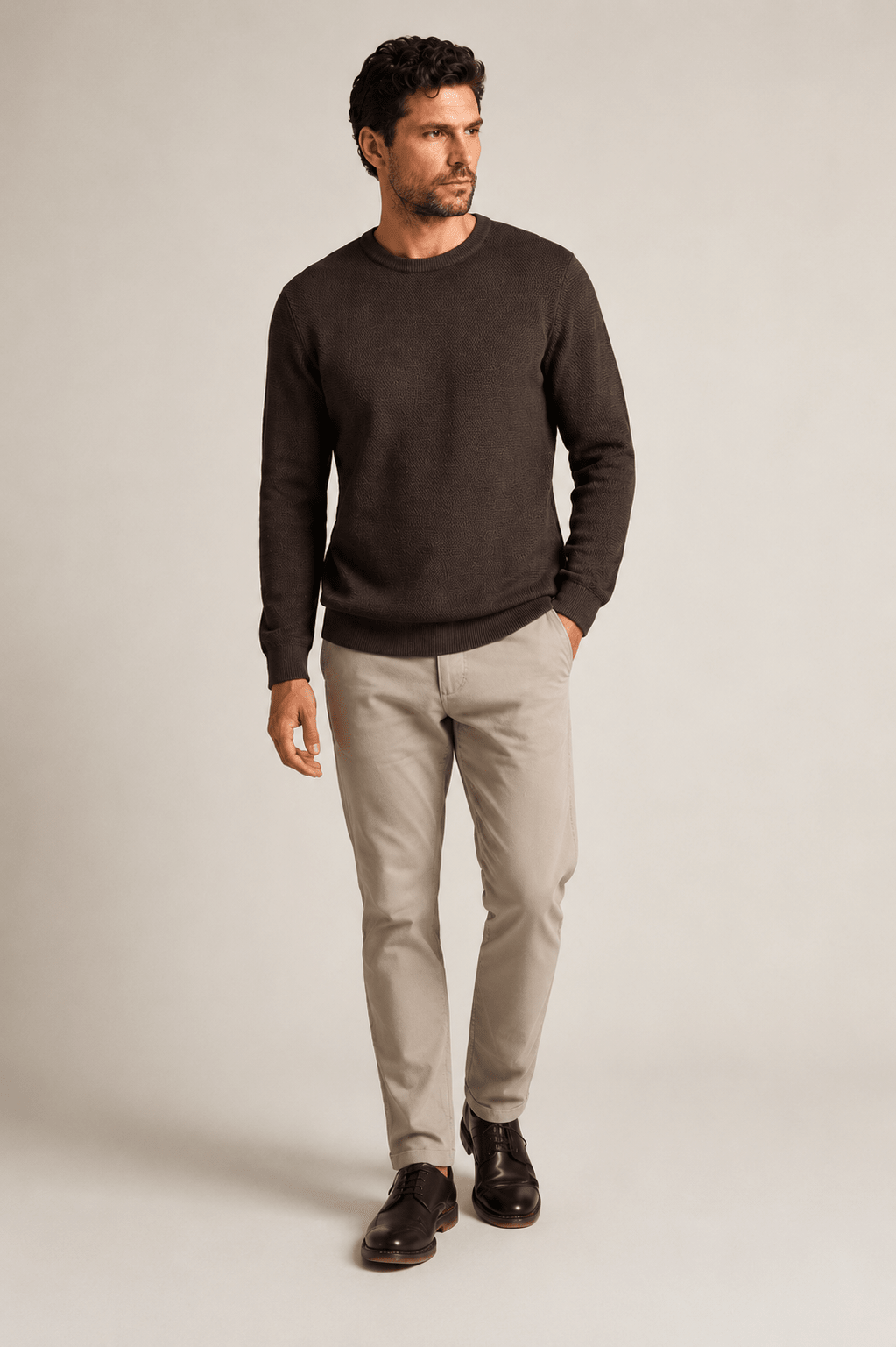 Sueter Calvin Klein Tricot Ponto Arroz - Henri Store