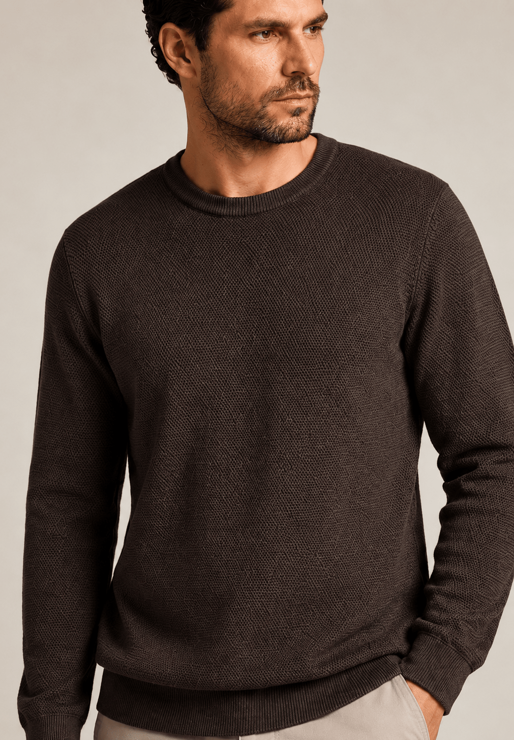 Sueter Calvin Klein Tricot Ponto Arroz - Henri Store