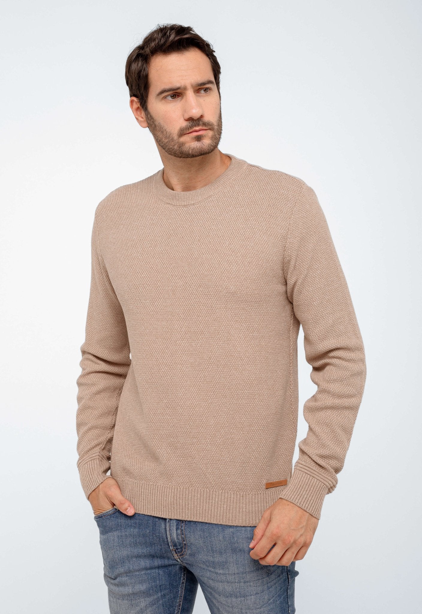 Sueter Calvin Klein Tricot Ponto Arroz - Henri Store