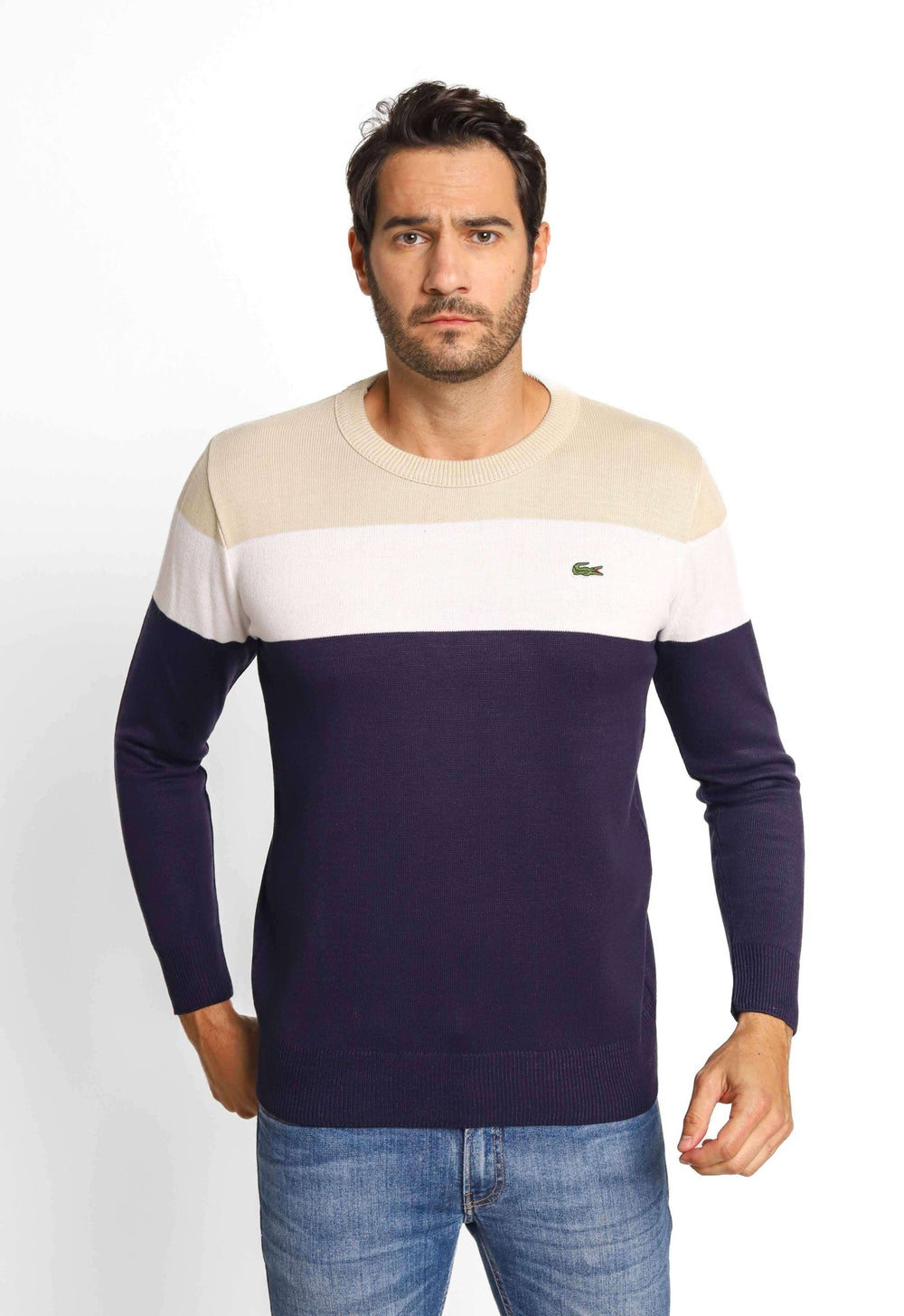 Suéter Lacoste Regular Fit Listrado - Henri Store