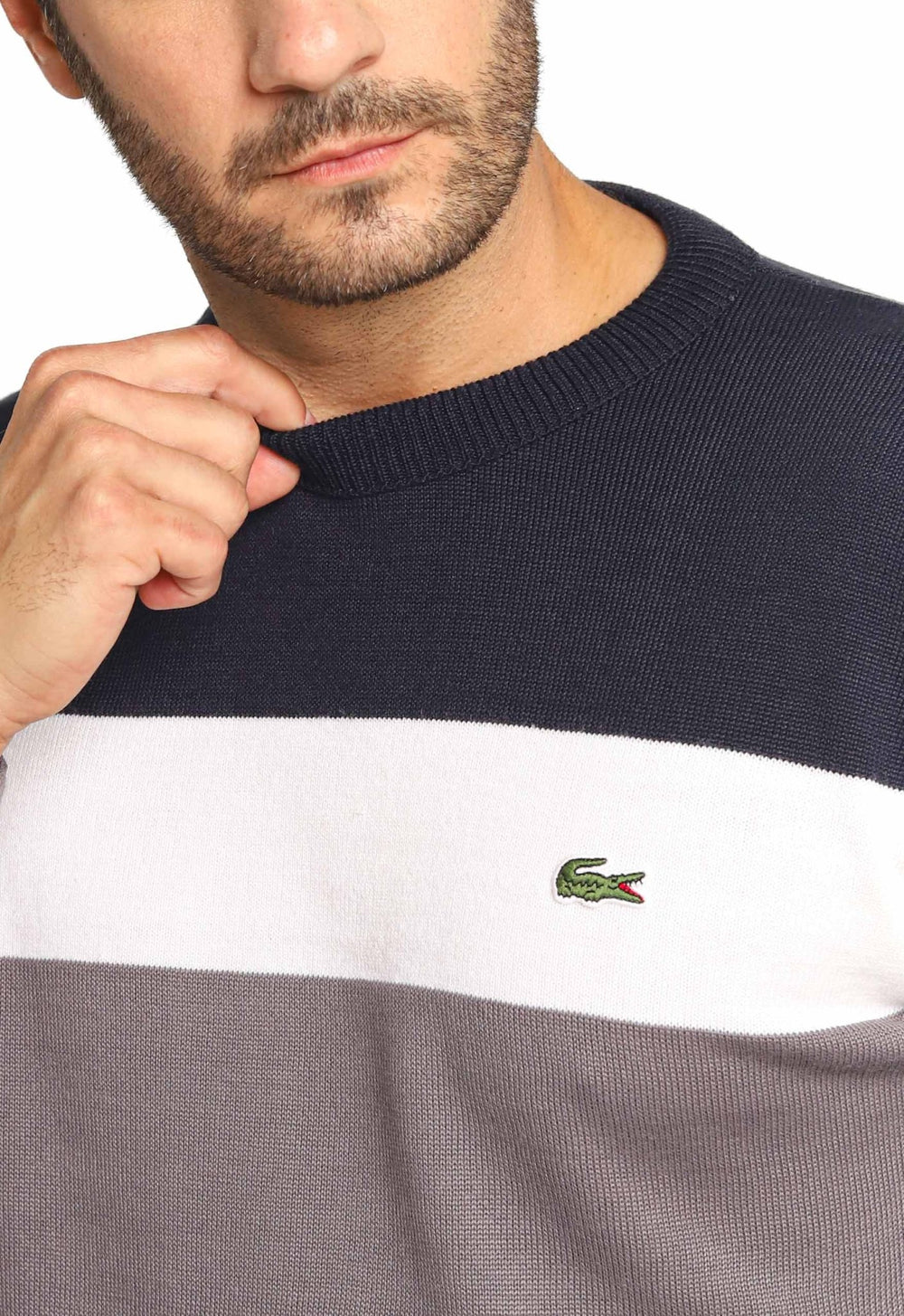Suéter Lacoste Regular Fit Listrado - Henri Store