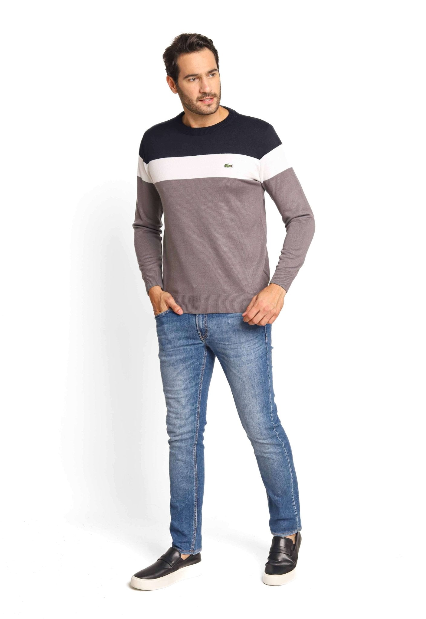 Suéter Lacoste Regular Fit Listrado - Henri Store