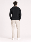 Suéter Lacoste Zíper Preto - Henri Store