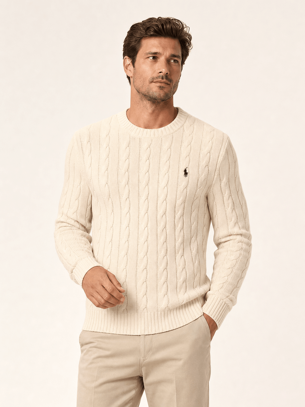 Suéter Ralph Lauren Bege Claro - Henri Store
