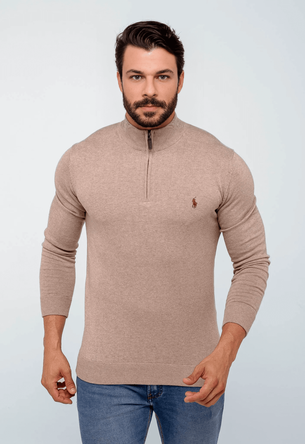 Suéter RL Básico Gola Zíper - Henri Store
