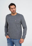 Suéter RL Cinza Mescla C/ Poney Rosa - Henri Store