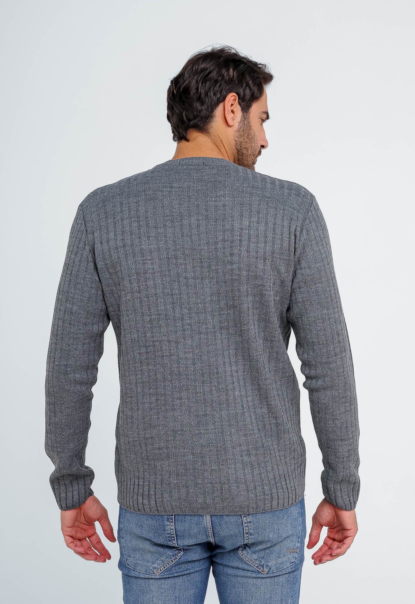 Suéter RL Cinza Mescla C/ Poney Rosa - Henri Store
