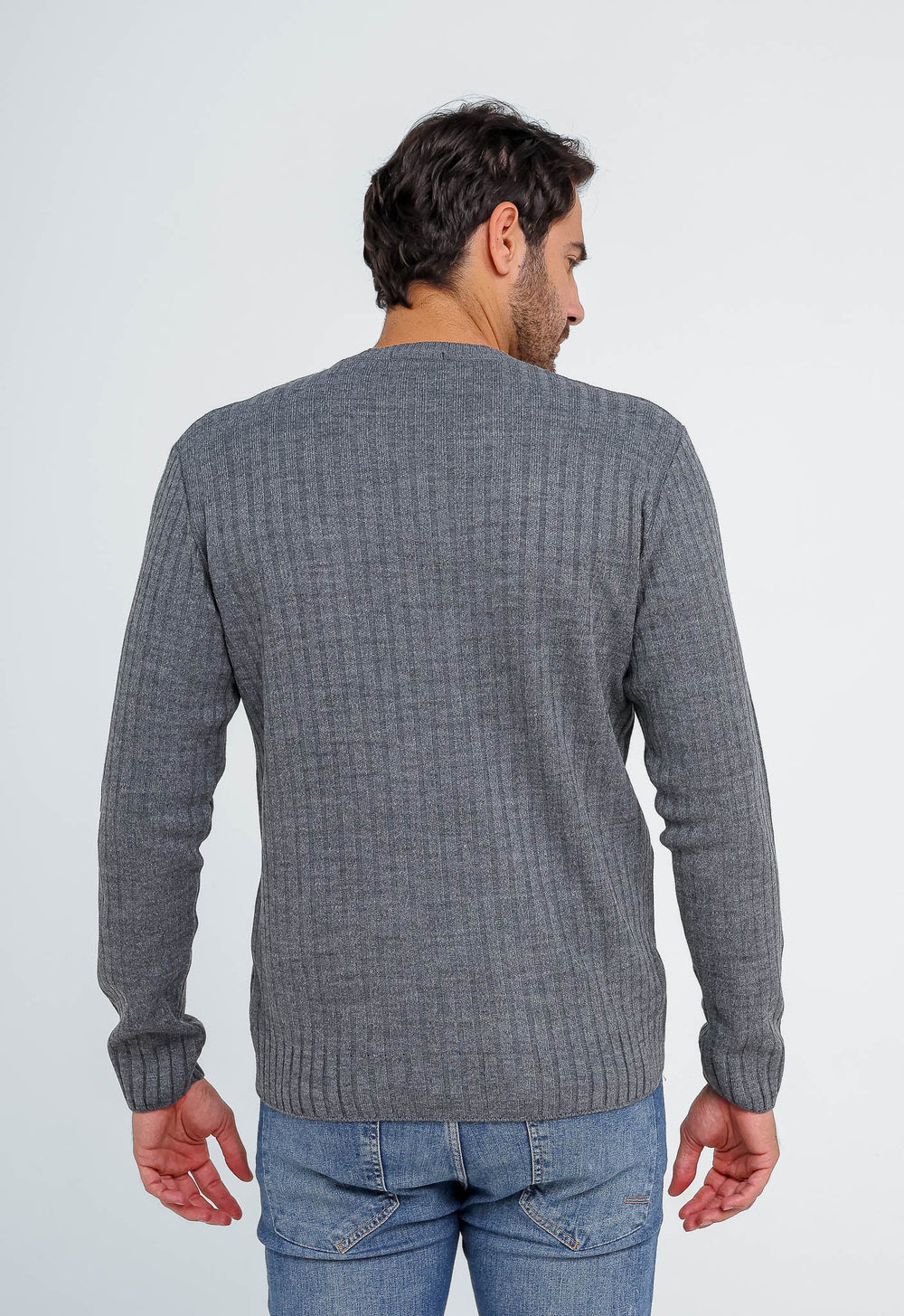 Suéter RL Cinza Mescla C/ Poney Rosa - Henri Store