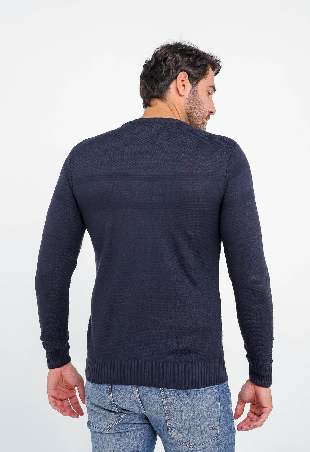 Suéter RL Detalhado Marinho C/ Poney Vermelho - Henri Store