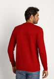 Suéter RL Detalhado Vermelho C/ Poney Branco - Henri Store