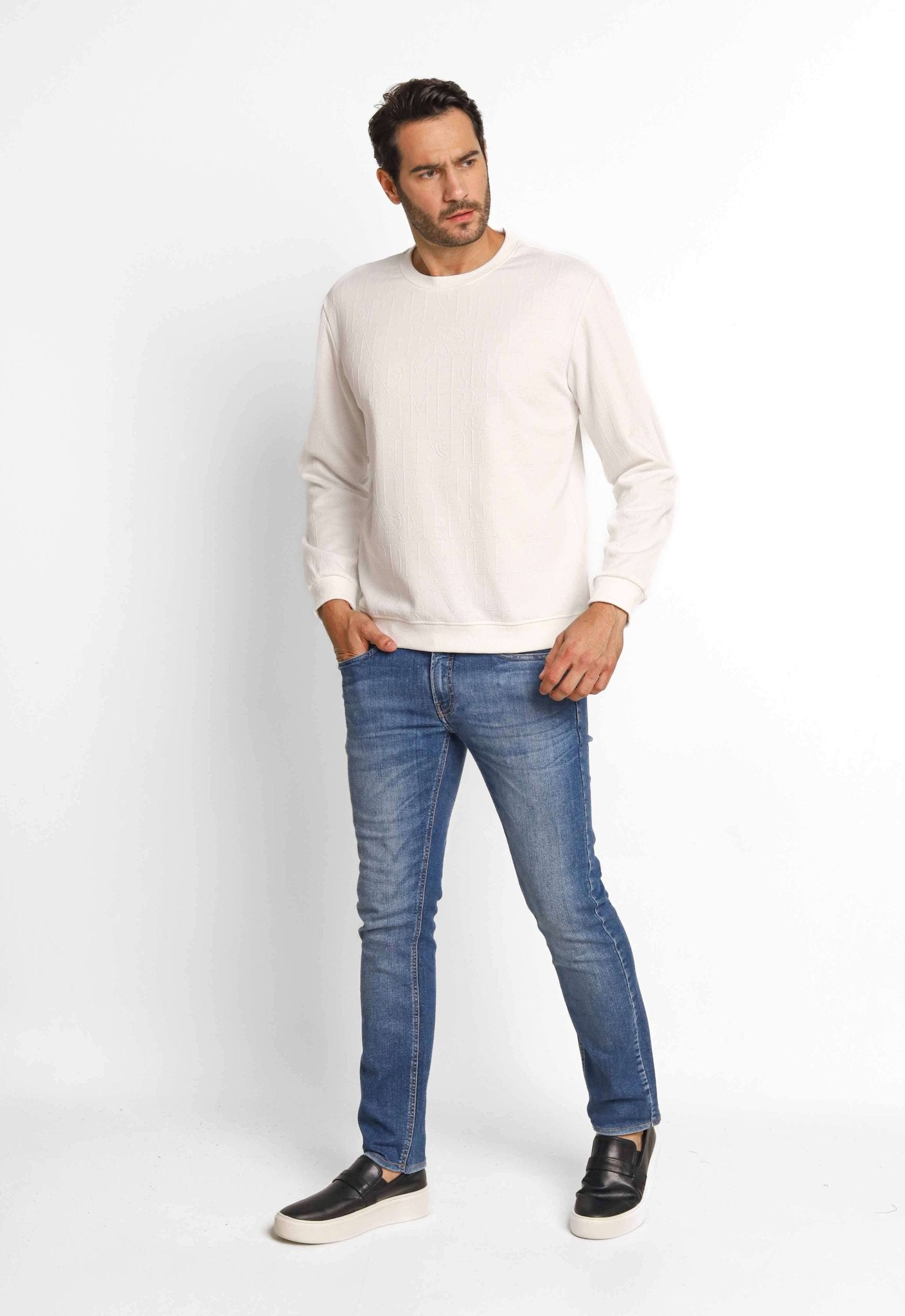 Suéter Scavo Texturizado Letters LIVE - Henri Store