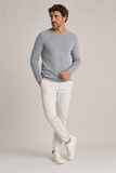 Suéter Sergio K Tricot Detalhe Camurça - Henri Store