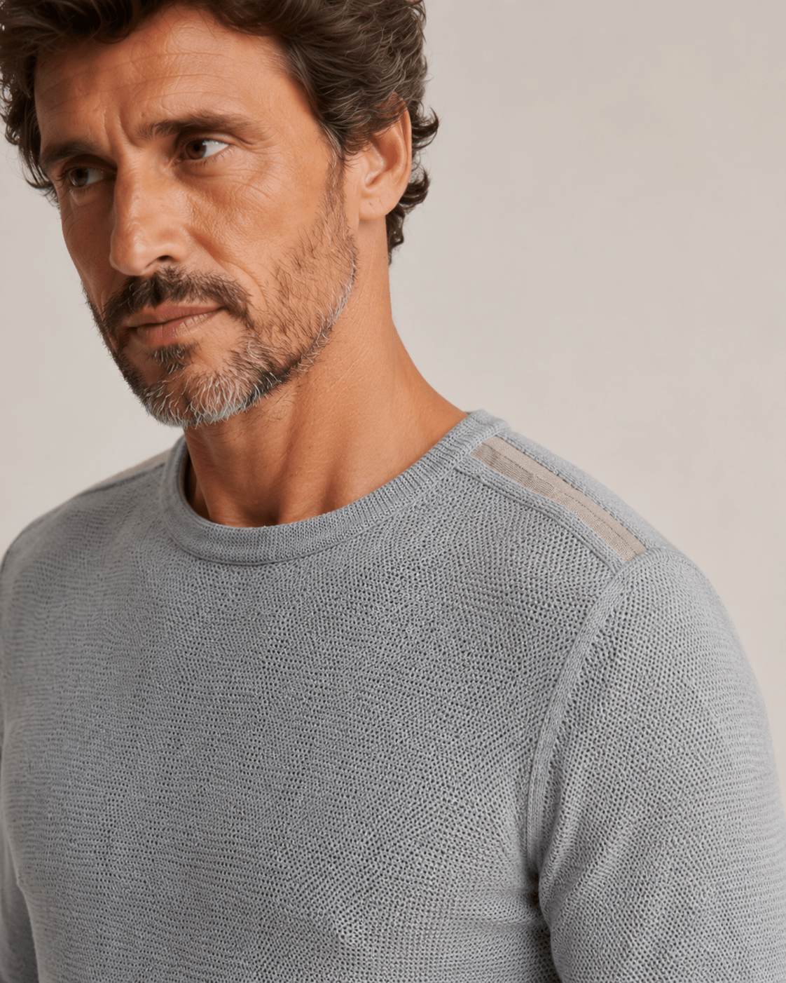 Suéter Sergio K Tricot Detalhe Camurça - Henri Store