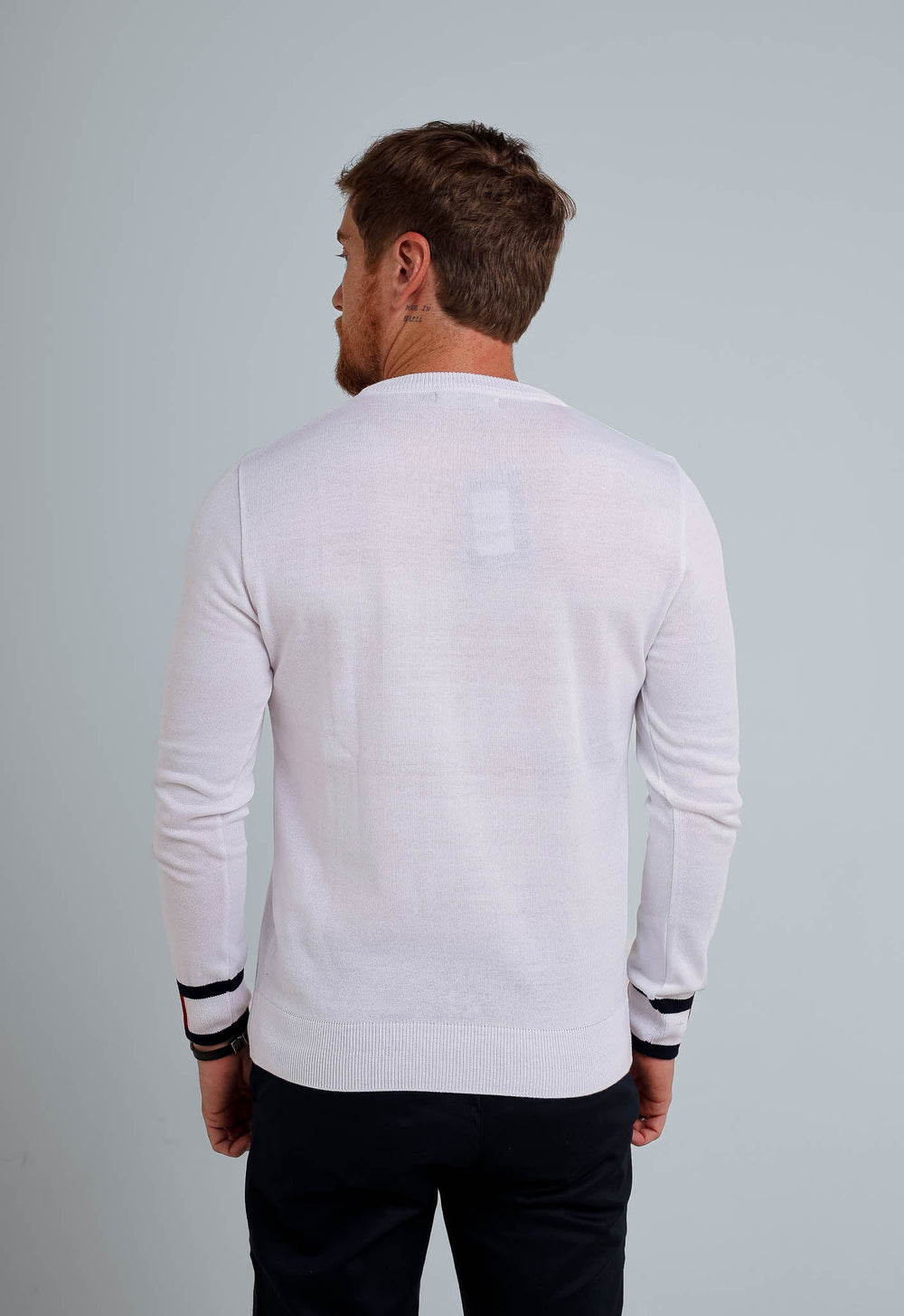 Suéter Tommy Hilfiger Básico Branco - Henri Store