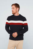 Suéter Tommy Hilfiger Colourblock Structur Marinho - Henri Store