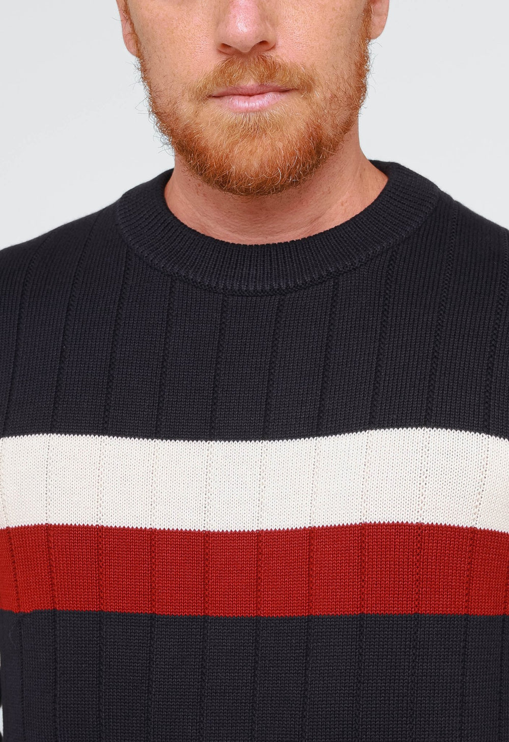 Suéter Tommy Hilfiger Colourblock Structur Marinho - Henri Store