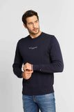 Suéter Tommy Hilfiger Embro Crew Marinho - Henri Store