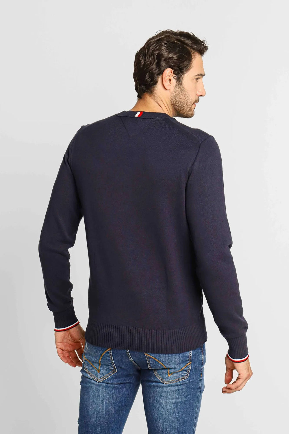 Suéter Tommy Hilfiger Embro Crew Marinho - Henri Store