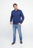Suéter Tommy Hilfiger Gola Alta Zip - Henri Store