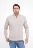 Suéter Tommy Hilfiger Gola Alta Zip - Henri Store
