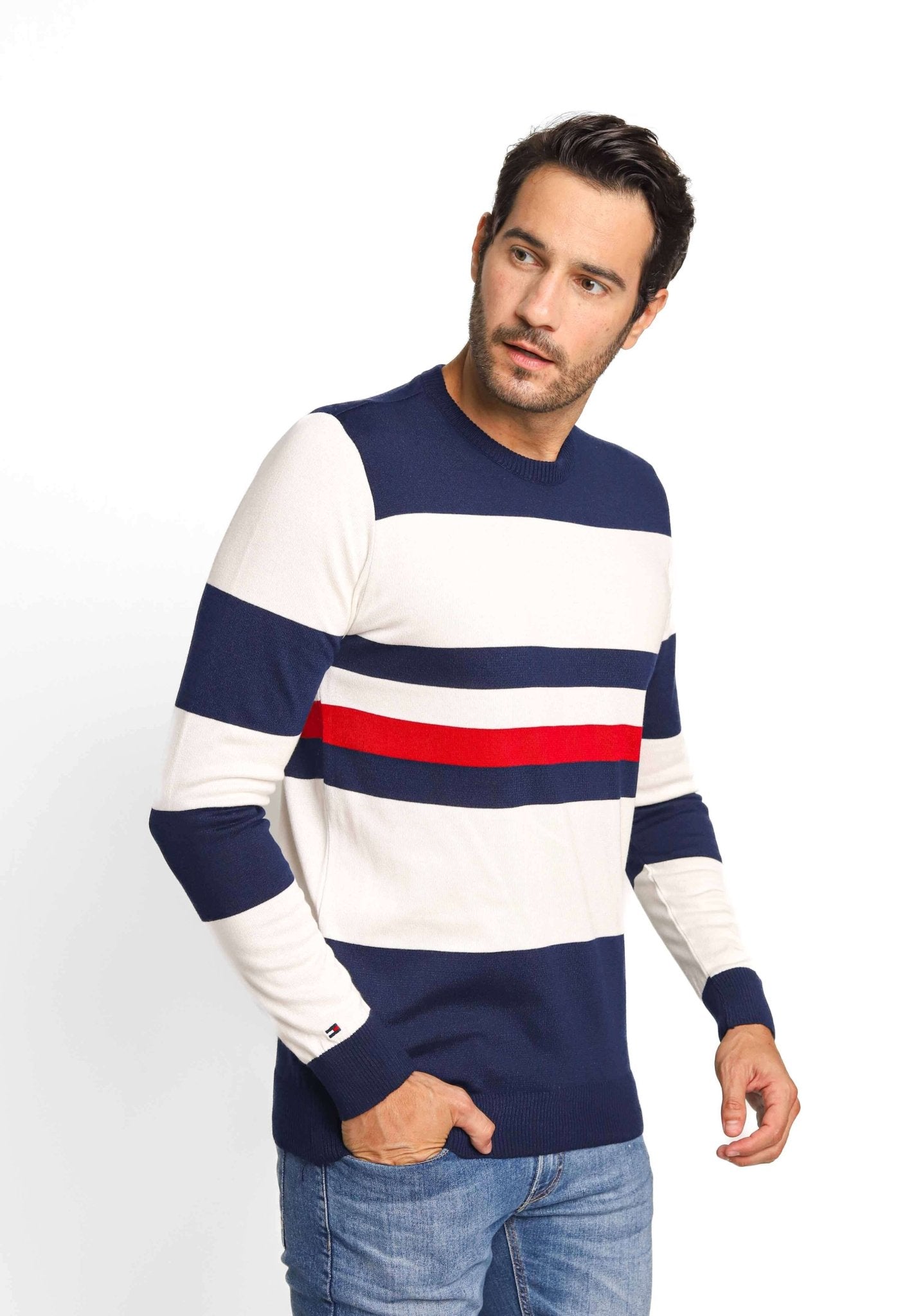 Suéter Tommy Hilfiger Listrado - Live - Henri Store