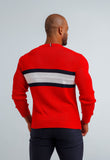 Suéter Tommy Hilfiger New Vermelho Logo Maior - Henri Store
