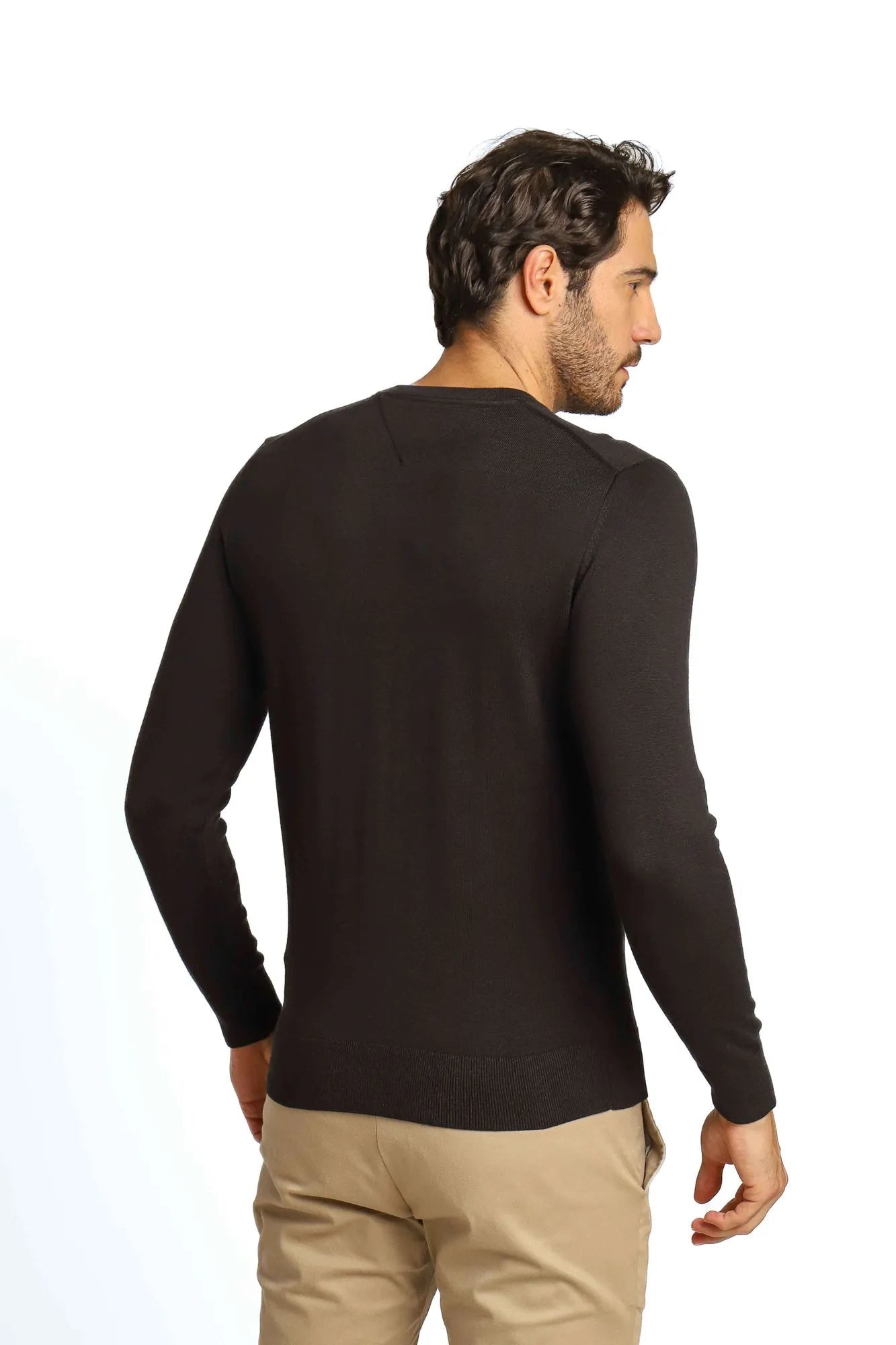 Suéter Tommy Hilfiger Signature Crew Neck Preto - Henri Store
