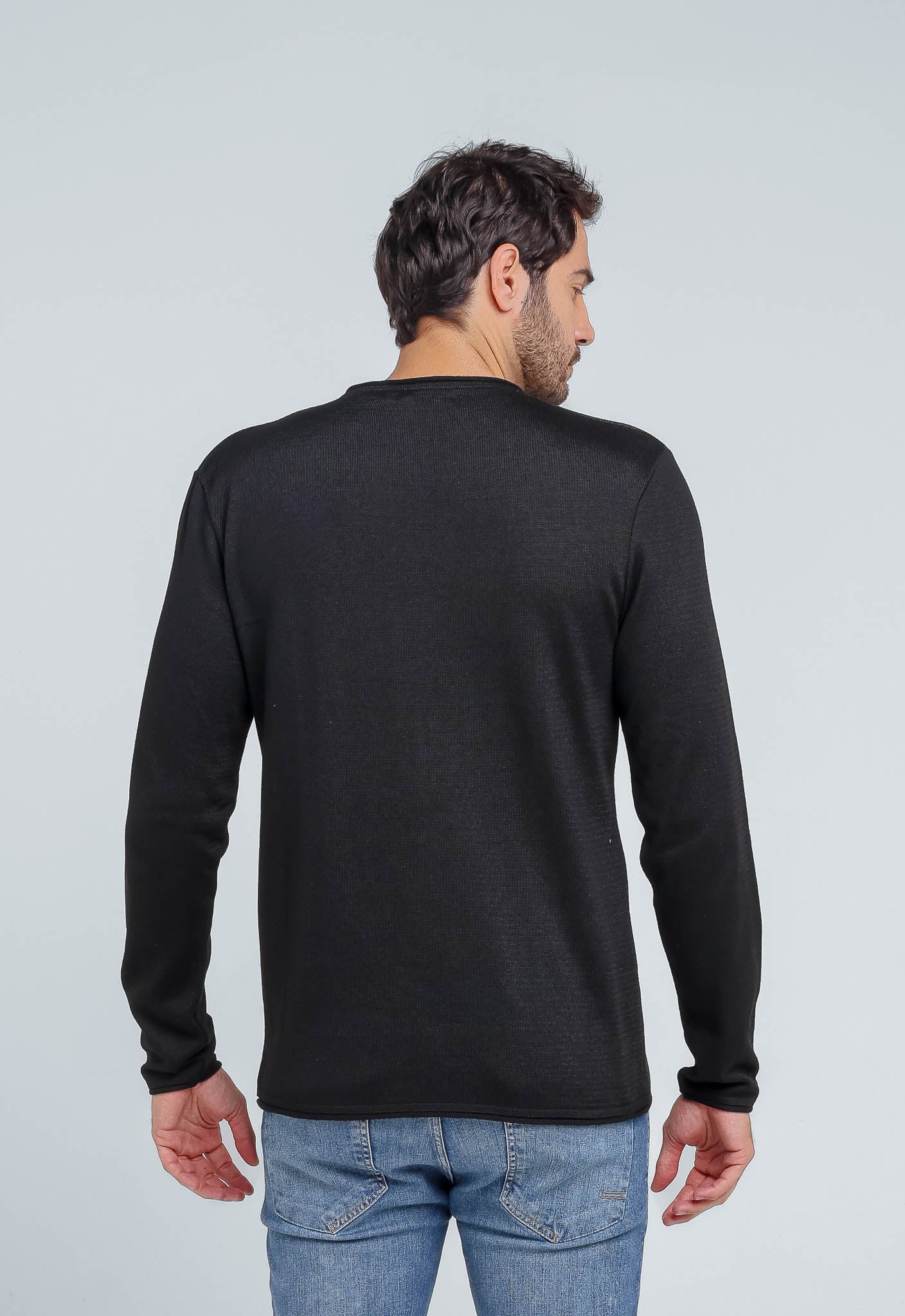 Suéter Tricot John John Black - Henri Store