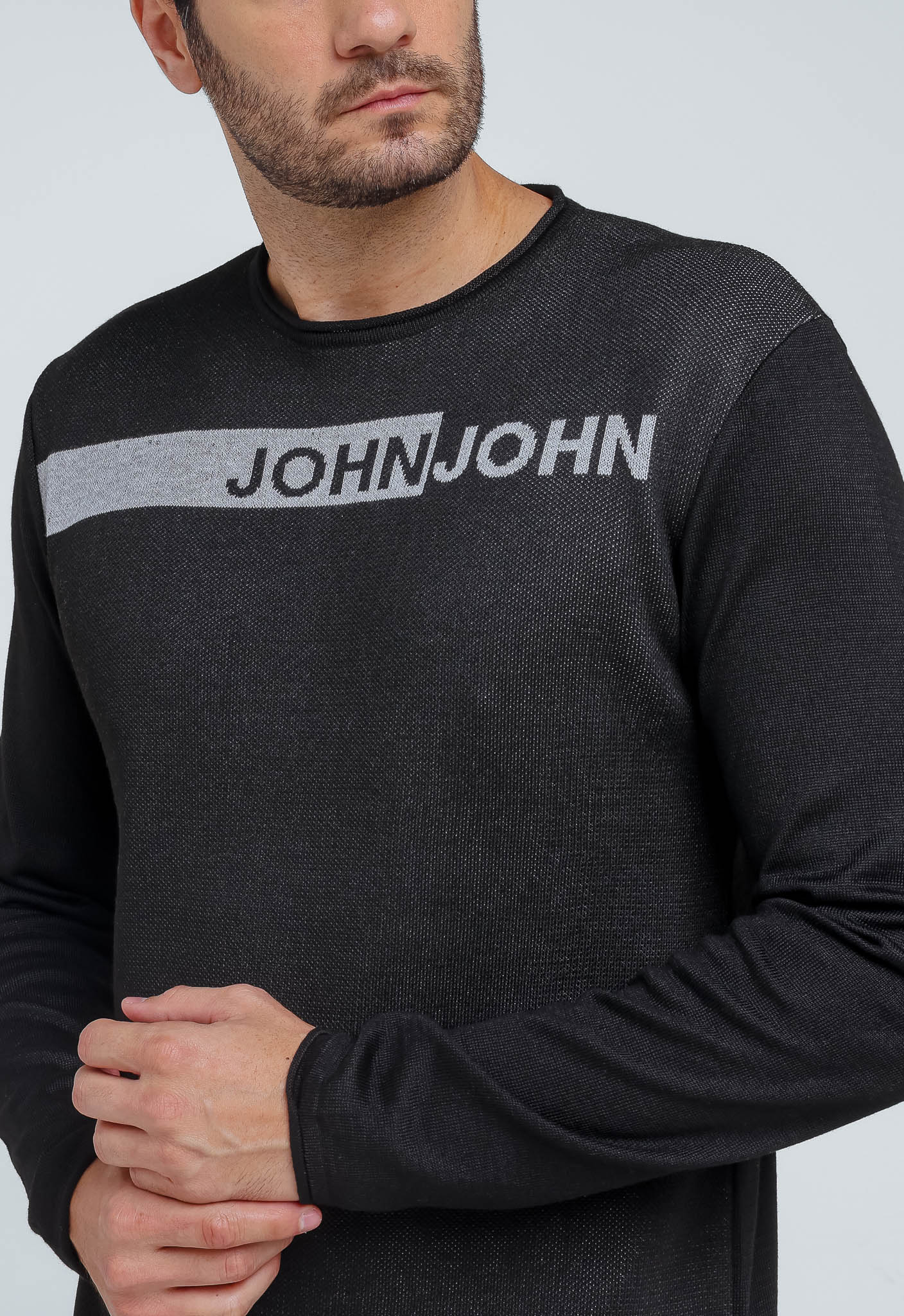 Suéter Tricot John John Black - Henri Store