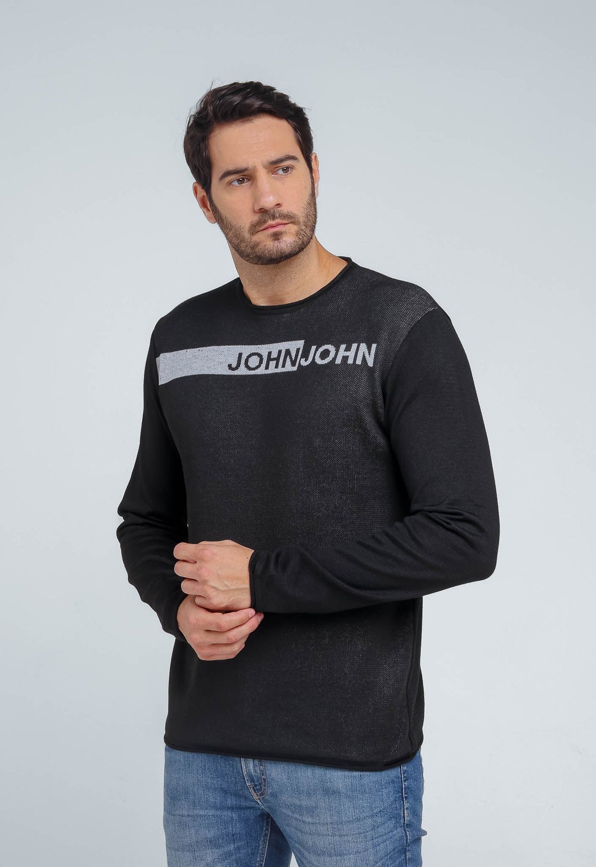 Suéter Tricot John John Black - Henri Store