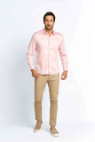 Camisa Dom Henrico ml Slim Fit Milano Acetinada