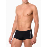 Sunga Calvin Klein Preto Básica Lisa com Silk na Lateral - Henri Store